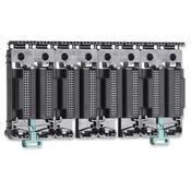 E/S remota modular - Placa base de 4, 8, 12, 18 posiciones para el sistema de módulos E/S